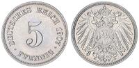 Deutschland / Kaiserreich 5 Pfennig Kaiserreich 5 Pfennig 1907 J -