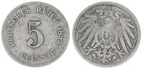 Deutschland / Kaiserreich 5 Pfennig Kaiserreich 5 Pfennig 1892 G -