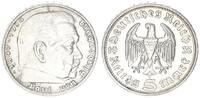 Drittes Reich - Deutschland 5 Mark 3. Reich 5 Reichsmark 1935 A Paul von Hindenburg -