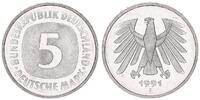 Deutschland / Bundesrepublik 5 Mark 5 DM Kursmünze 1991 F TOP-Erhaltung ! prägefrisch-stempelglanz -