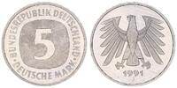Deutschland / Bundesrepublik 5 Mark 5 DM Kursmünze 1991 J TOP-Erhaltung ! prägefrisch-stempelglanz -