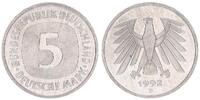 Deutschland / Bundesrepublik 5 Mark 5 DM Kursmünze 1992 D TOP-Erhaltung ! prägefrisch-stempelglanz -