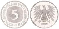 Deutschland / Bundesrepublik 5 Mark 5 DM Kursmünze 1992 J TOP-Erhaltung ! prägefrisch-stempelglanz -