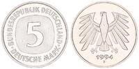 Deutschland / Bundesrepublik 5 Mark 5 DM Kursmünze 1994 F TOP-Erhaltung ! prägefrisch-stempelglanz -