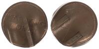1Cent Training Token ohne,(2001) Frankreich/Österreich Vorläufer,Testprobe Frankreich 1 Cent Training Token (2001) Testmünze im Vorfeld der Europ...