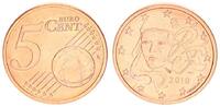 Frankreich 5 Cent Frankreich 5 Cent Kursmünze 2010 prägefrisch -