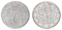 Deutschland / Bundesrepublik 2 Cent Fehlprägung 2 Cent 2013 A Fehlprägung auf Stahlschrötling mit Randrille -