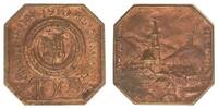 Frankreich: Ville de Thann Notgeld: 10 Centimes Frankreich: Ville de Thann, Notgeld: 10 Centimes Probe - Kupferabschlag -