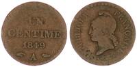 Frankreich - un Centime Frankreich Un Centime 1849, Napoleon Bonaparte -