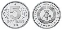 Deutschland / DDR 5 Pfennig Alu DDR 5 Pfennig Alu 1982 A PP -