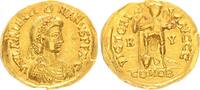 Antike - Völkerwanderung - Westgoten - Valentinian Solidus Westgoten Solidus ca. 439-455 frühe Prägung mit Namen des Valentinianus III. -
