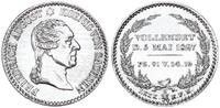 Sachsen 1/6 Taler Sachen 1/6 Taler (4 Groschen) Friedrich August - auf seinen Tod -
