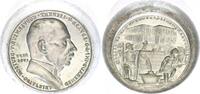 Deutschland / Weimar 2 Matrizenstempel Goetz Vorder- und Rückseite Prägestempelpaar (Matrizen) zur Medaille 1925 von Karl Goetz, Eduard von Liebert -