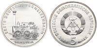 Deutschland - DDR 5 Mark DDR 5 Mark 1988 Saxonia: 150 Jahre deutsche Eisenbahn -