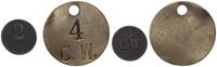 Kolonien: Deutsch-Ostafrika Wertmarke zu 2 CW. und 4 C.W Deutsch Ostafrika Linie - Wertmarke zu 2 C.W. und 4 C. W. Carl Woermann -