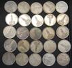 3. Reich Lot 25 x 5 Mark Silber Silberposten Garnisonskirche ohne Datum J.357 -