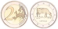 Lettland 2 Euro Lettland 2 € 2016, Erstabschlag, PP-ähnlich -