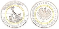 Deutschland 5 Euro BRD 5 Euro 2018 F pp in Kapsel ohne Originalverpackung, Subtropische Zone -
