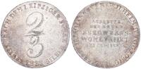 Hannover 2/3 Taler Ausbeute Braunschweig Calenberg Hannover 2/3 Thaler 1833 A Ausbeute bei Clausthal -