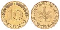 Deutschland BRD 10 Pfennig BRD 10 Pfennig 1966 F -
