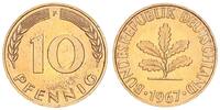 Deutschland BRD 10 Pfennig BRD 10 Pfennig 1967 F -