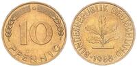 Deutschland BRD 10 Pfennig BRD 10 Pfennig 1968 G -