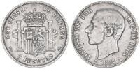 Spanien 5 Pesetas Spanien 5 Pesetas 1882 Alfonso XII., -
