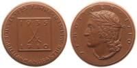 Deutschland Porzellanmedaille Meissen Porzellan Medaille: 225 Jahre Meissner Porzellanmanufaktur -