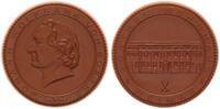 Deutschland Porzellanmedaille Weimar Goethe Meissen Porzellan Medaille Weimar Goethes Wohnhaus -