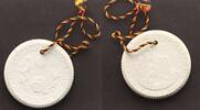 Deutschland Porzellanmedaille 1000Jahre Grossenhain Meissen Porzellan Medaille 1000 Jahre Grossenhain 31.7.bis 8.8.1954 prfr. -