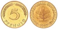 Deutschland - BRD 5 Pfennig BRD 5 Pfennig 1967 J -