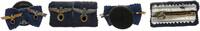 3. Reich Uniformteil 2er Feldspange mit 2er Knopflochspange DA 3. und 4. Stufe -