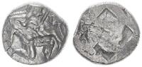 Antikes Griechenland Stater Thasos Thrace Satyr Nymphe Griechenland Stater Thasos Silen raubt Nymphe -