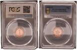Germany-Federal Rep Pfg 1 Pf.Bank dt.Länder- 1948 D PP- berieben Kupferpatina PCGS zertifiziert -