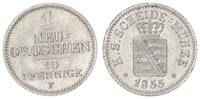 Sachsen 1 Neugroschen Sachen 1 Neugroschen 1855 F -