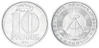 Deutschland / DDR 10 Pfennig DDR 10 Pfennig Alu 1963 besseres Jahr vz -