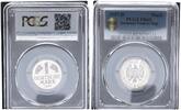 Germany-Federal Rep Mark 1 DM Kursmünze 1957 D Polierte Platte Auflage 100 Exemplare PCGS zertifiziert -