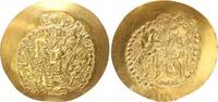 Griechen - Persien - Sasaniden Dinar Gold Kushanosassaniden Varahran III unter Varahran I -