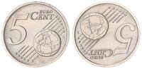Deutschland / Bundesrepublik  5 Cent Probe Kopplung zweier Wertseiten, 180° gegeneinander verdreht FDC-