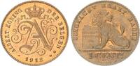 Belgien 1 Centime Belgien, Königreich, Albert I., Centime 1912 -