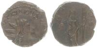 Antike / Römische Kaiserzeit / Tetricus Kleinbronze Tetricus Barbarische Imitationen römischer Münzen (Völkerwanderung) -