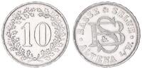 Deutschland / Kaiserreich 10 Pfennig Gestaltungsprobe Kaiserreich äußerst seltene 10 Pf.-Probe zu J.4 in Nickel -