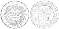 Österreich 500 Schilling 200 Jahre Toleranzpatent -
