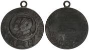 Deutschland / Kaiserreich Orden 1913 Erinnerungsmedaille Ernst Ludwig von Hessen & Wilhelm II Infanterie Reg dunkle Patina, Kratzer, TTB