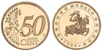 Monaco 50 Cent Monaco 50 Cent Kursmünze 2004 Polierte Platte in Münzkapsel. Seltenes Jahr !!! -