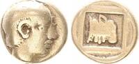 Antike / Griechenland Lesbos Mytilene Hekte Elektron-Gold Antike / Griechenland Lesbos Mytilene Hekte Elektron-Gold Kopf des Apoll/Kalb -