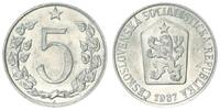 Tschechoslowakei 5 Heller Tschechoslowakei 5 Heller 1967 -