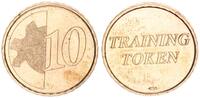Frankreich/Österreich 10 (Cent) Testmünze im Vorfeld der Europroduktion -