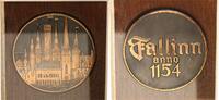 Estland Souvenir Medaille - Tallinn anno 1154 - Bronze von Souvenir Medaille - Tallinn anno 1154 - Bronze von 1970 -