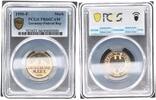 Germany-Federal Rep Mark 1 DM Kursmünze 1956 F Polierte Platte PCGS zertifiziert -